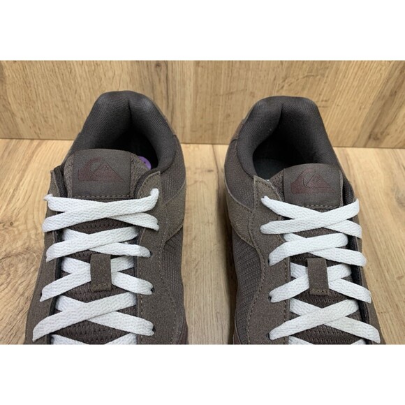 Quiksilver Beaumont Mens 10.5 EE Wide Brown Casual Sneakers Mesh Suede main image 5